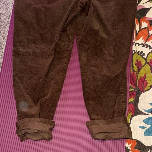 Limited Edition Lucy & Yak Brown Corduroy Dungarees UK 20L/ US 16L - Picture 6 of 9